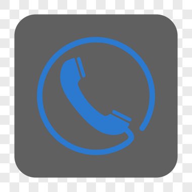 Yuvarlatılmış Kare düğme telefon