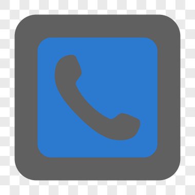 Yuvarlatılmış Kare düğme telefon