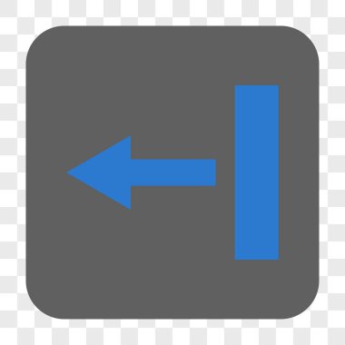 Sol yuvarlak kare düğme çekin