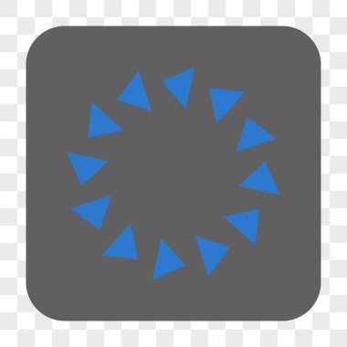 Döndürme Ccw yuvarlak kare düğme