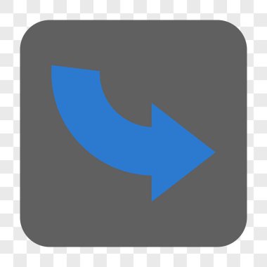 Döndürme Ccw yuvarlak kare düğme