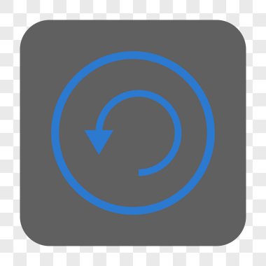 Döndürme Ccw yuvarlak kare düğme