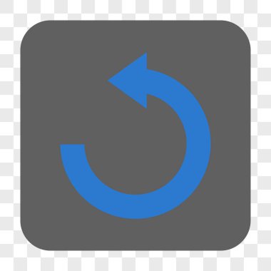 Sola Döndür yuvarlak kare düğme