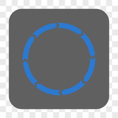 Döndürme yuvarlak kare düğme