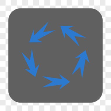 Döndürme yuvarlak kare düğme