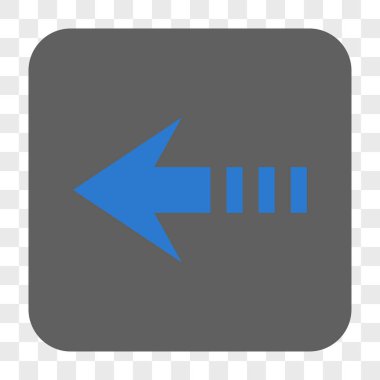 Sol yuvarlak kare düğme göndermek