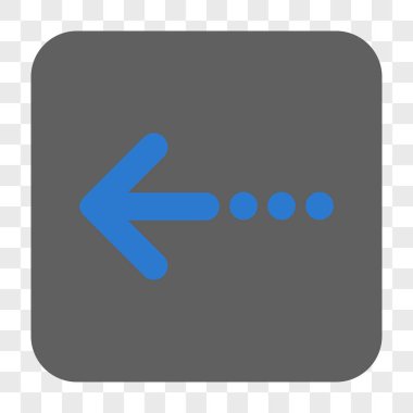 Sol yuvarlak kare düğme göndermek