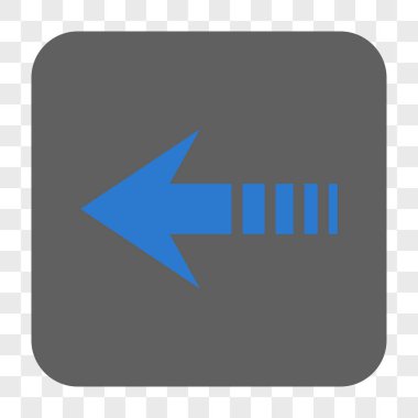 Sol yuvarlak kare düğme göndermek