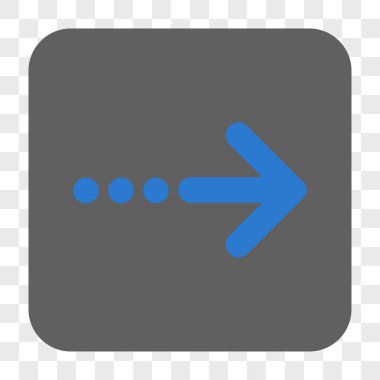 Sağ yuvarlak kare düğme göndermek