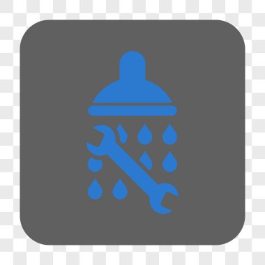 Duş sıhhi tesisat yuvarlak kare düğme