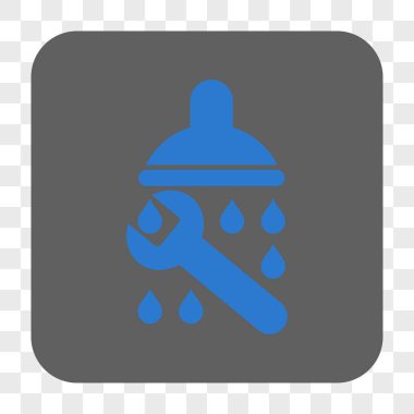 Duş sıhhi tesisat yuvarlak kare düğme