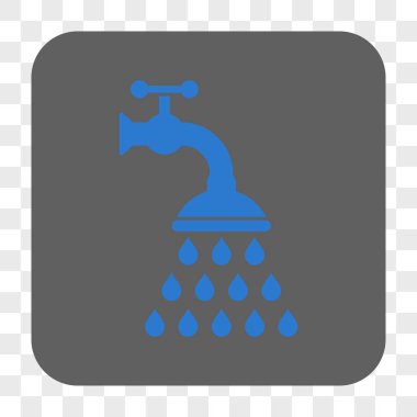 Duş musluk yuvarlak kare düğme