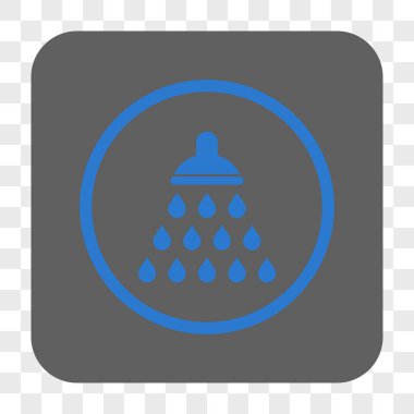 Duş yuvarlak kare düğme