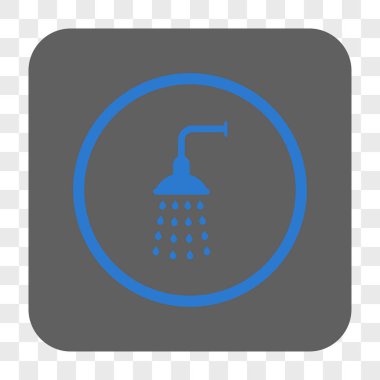 Duş yuvarlak kare düğme