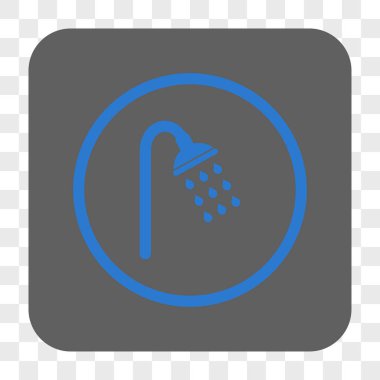 Duş yuvarlak kare düğme