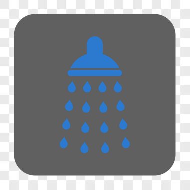 Duş yuvarlak kare düğme