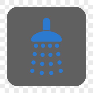 Duş yuvarlak kare düğme