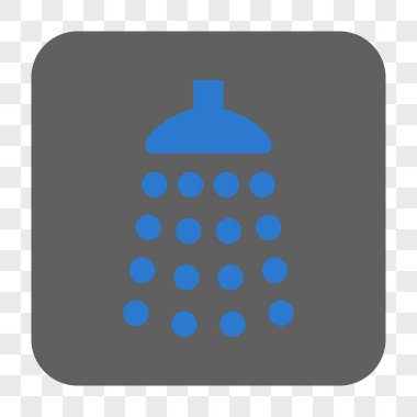 Duş yuvarlak kare düğme