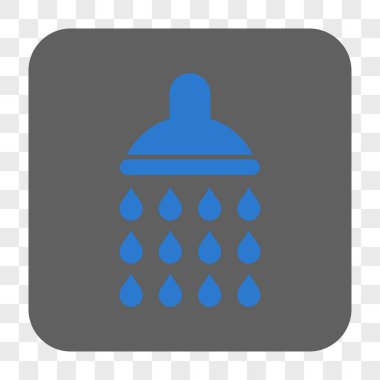 Duş yuvarlak kare düğme