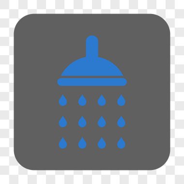 Duş yuvarlak kare düğme