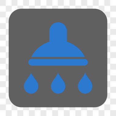 Duş yuvarlak kare düğme