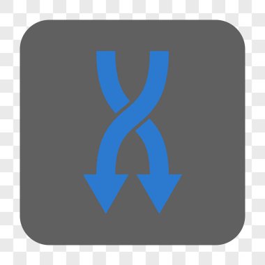 Yuvarlatılmış Kare düğme aşağı okları shuffle