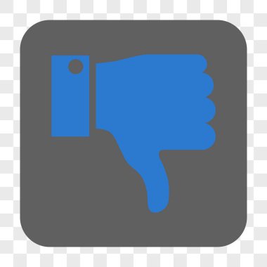 Yuvarlatılmış Kare düğmesini basılı parmak