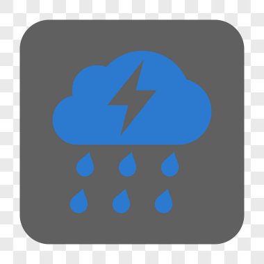 Fırtına yuvarlak kare düğme