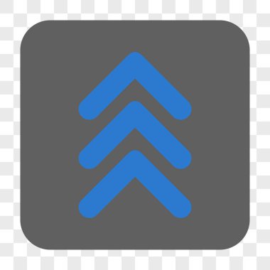 Yuvarlatılmış Kare düğmesini yukarı çift ok ucu