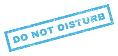 Lastik damgası rahatsız etmeyin