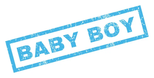 Baby Boy Rubber Stamp — Stock Vector