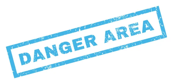 Danger Area Rubber Stamp — Stock Vector