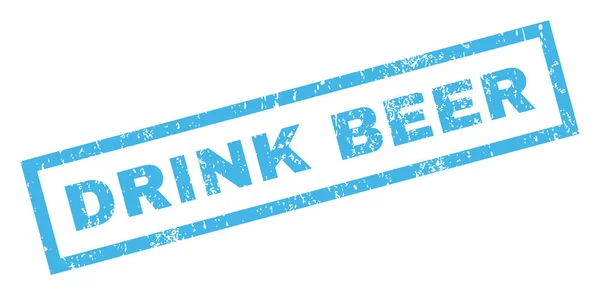 Πιείτε μπύρα καουτσούκ σφραγίδα — Διανυσματικό Αρχείο