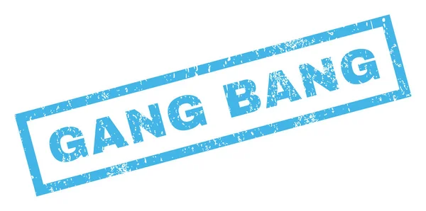 Gang Bang Rubber Stamp — Stock Vector