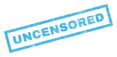 Uncensoblue lastik damgası
