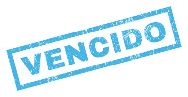 Vencido Rubber Stamp