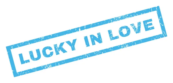 Lucky In Love Rubber stempel — Stockvector