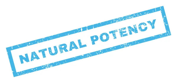 Natuurlijke potentie Rubberstempel — Stockvector