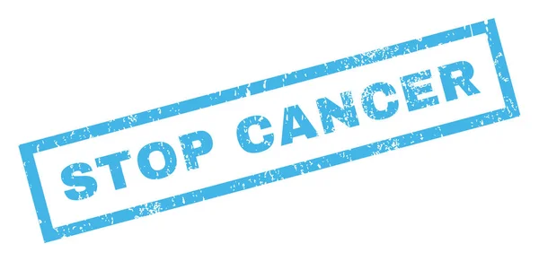 Stop Cancer Carimbo de borracha — Vetor de Stock