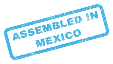 Meksika lastik damgalamak içinde monte