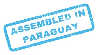 Paraguay lastik damgalamak içinde monte