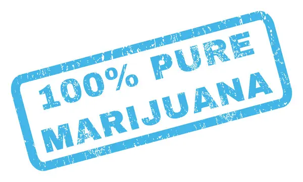 100 Prozent reines Marihuana — Stockvektor