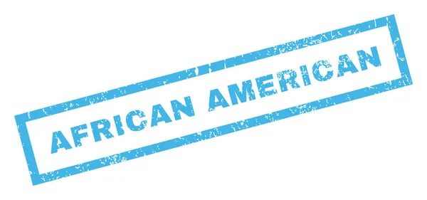 非洲裔美国橡皮戳 — 图库矢量图片