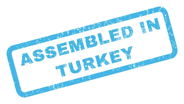 在土耳其橡皮戳组装 — 图库矢量图片