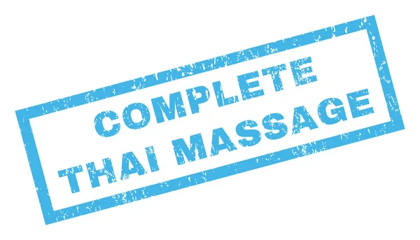 Завершити тайський масаж штамп — стоковий вектор
