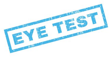 Göz testi kauçuk damga