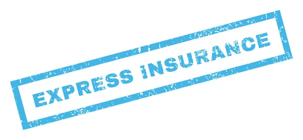 Express Insurance Rubber Stamp — Stock Vector