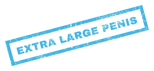 Extra Large Penis Rubber Stamp — Stock vektor