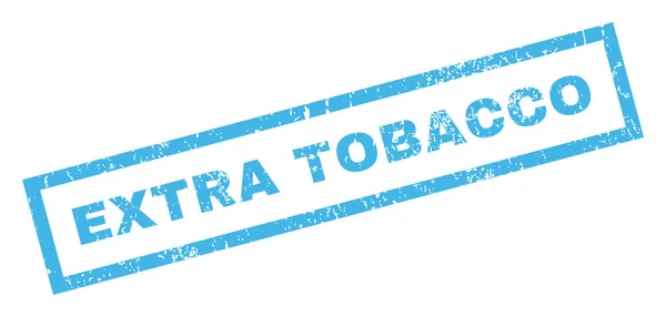 Timbre en caoutchouc de tabac supplémentaire — Image vectorielle