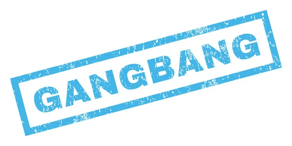 Carimbo de borracha Gangbang —  Vetores de Stock